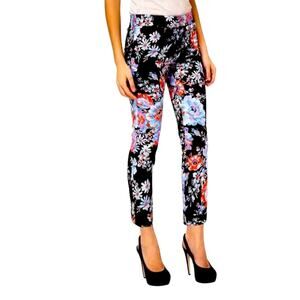 ASOS. Floral Print Cropped Trousers Size 14 NWT